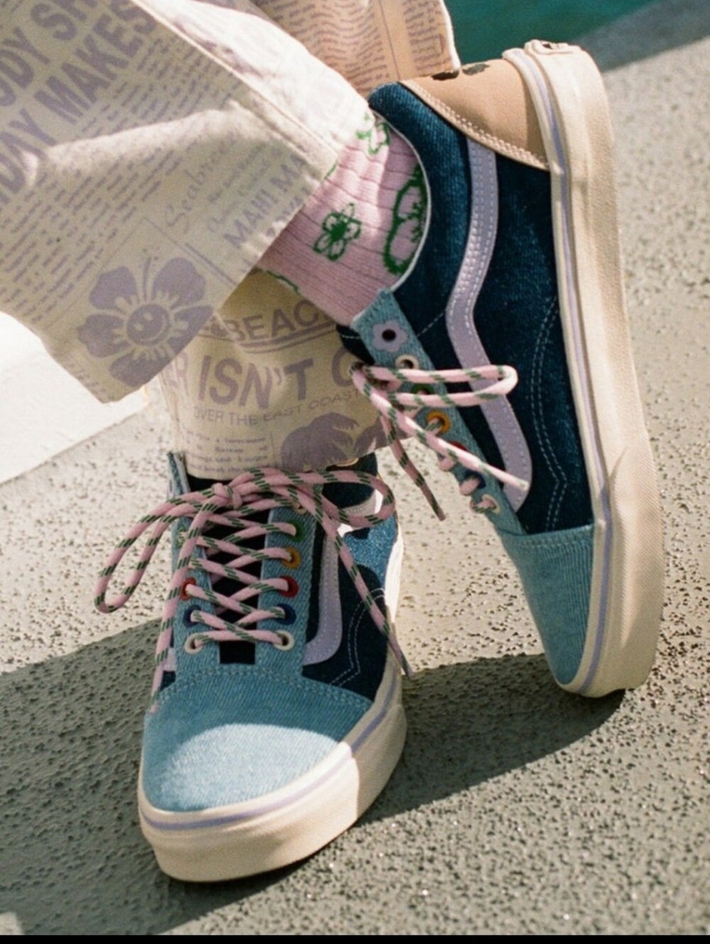 Old Skool Vans x EM on Holiday Sneakers